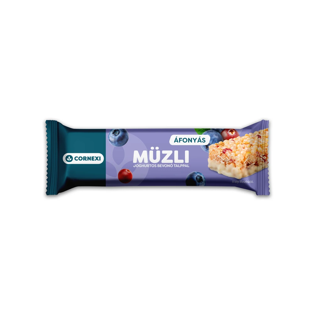 CORNEXI müzli slice áfonyás. yogurt bevonótalppal 25 g
