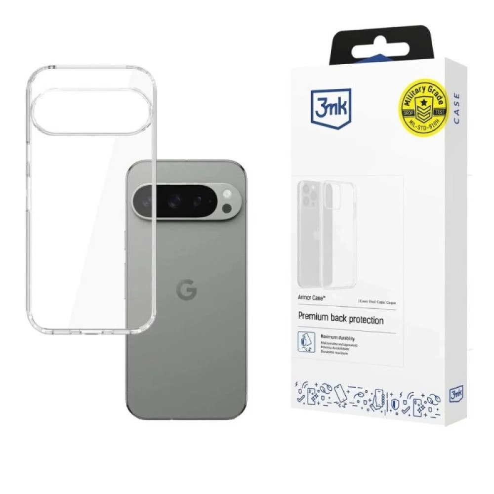 3MK Armor Case hátlap Google Pixel 10 Pro átlátszó