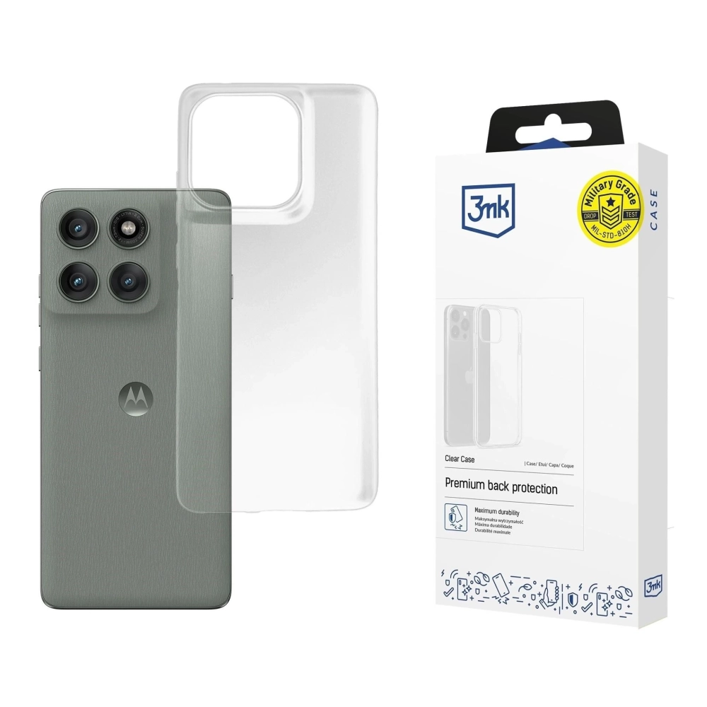 3MK Armor Case back panel Motorola Edge 60 Pro transparent