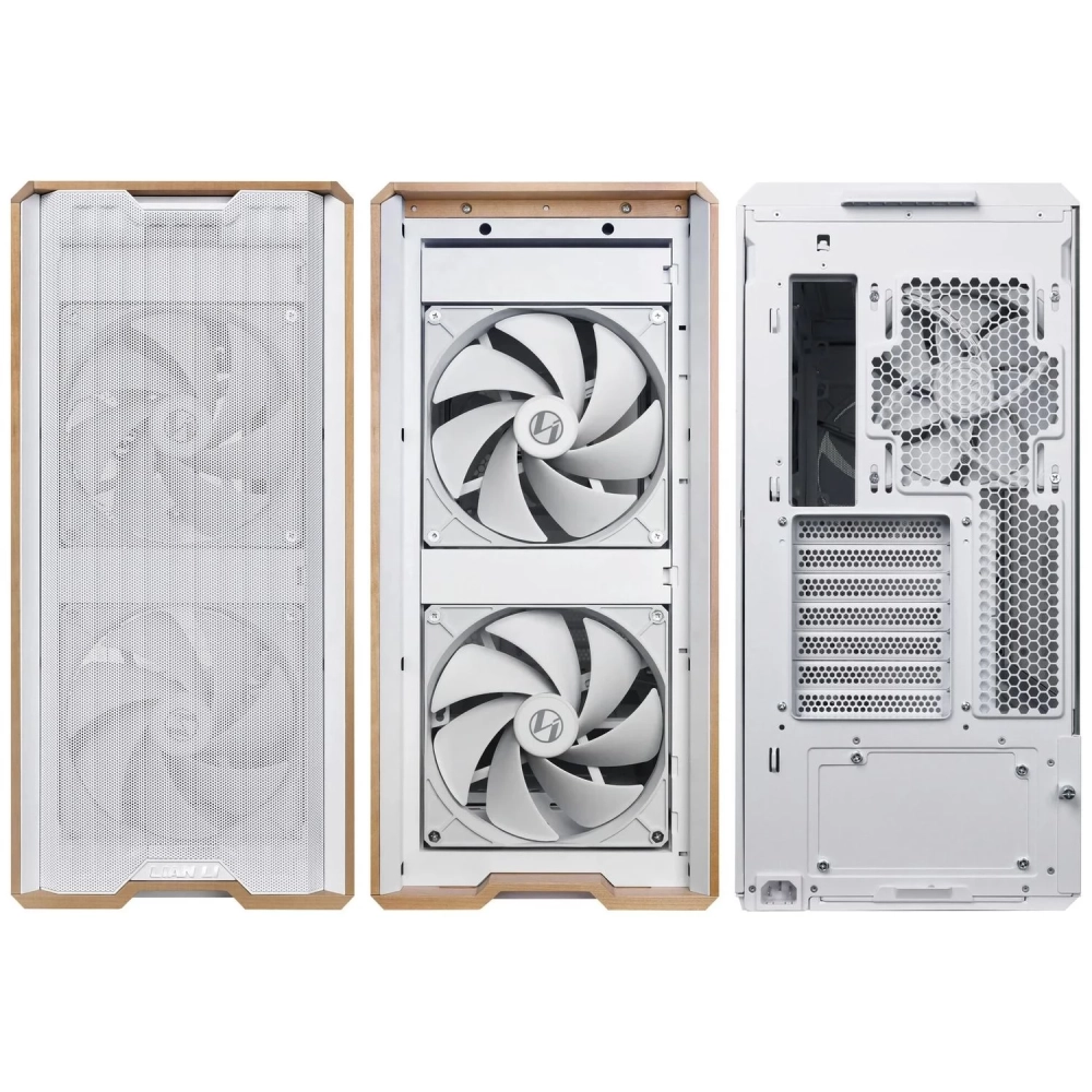 LIAN LI LANCOOL 217 TG white - iPoncomp.com
