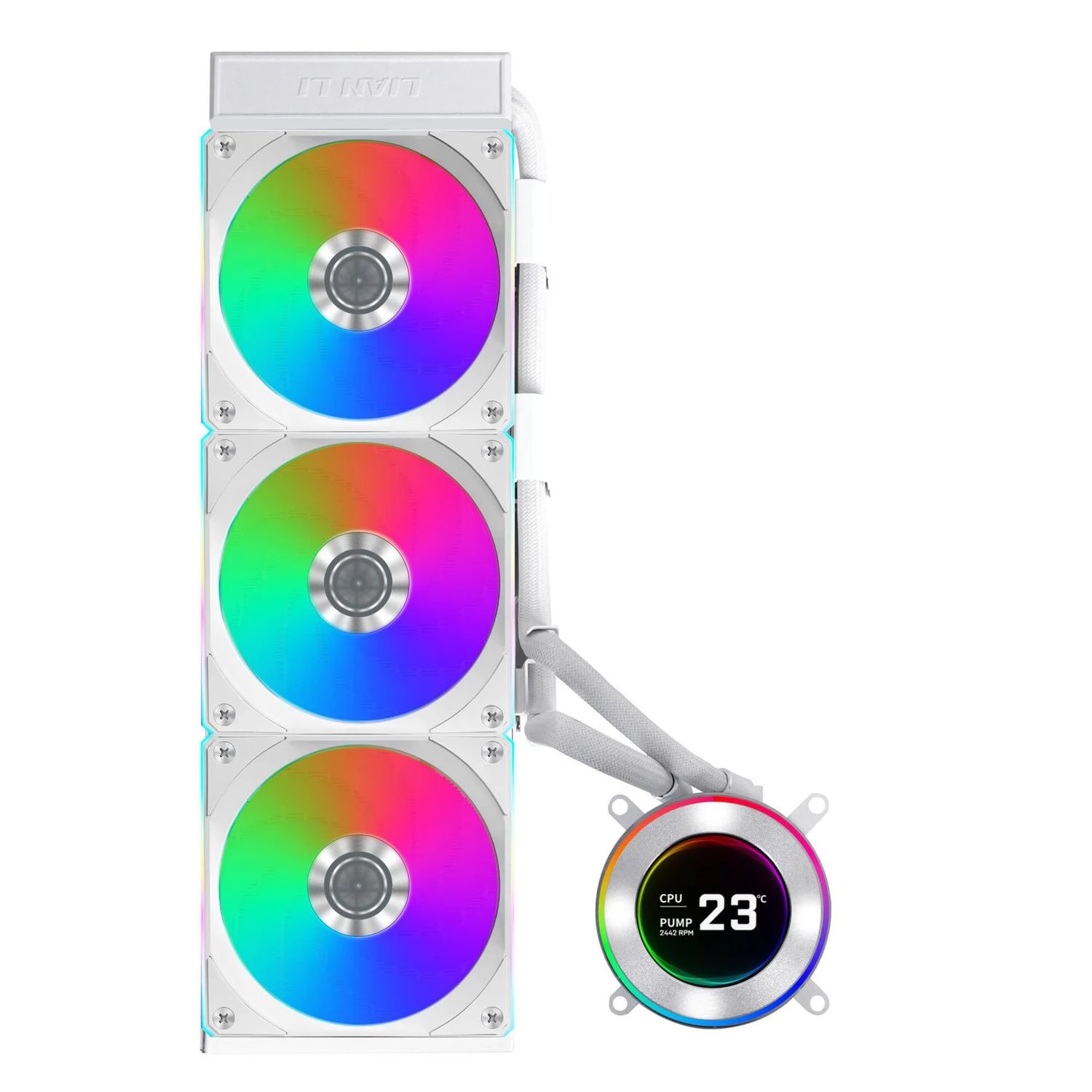 Lian Li HydroShift LCD 360R ホワイト Hydroshift LCD AIO - LIAN LI is a Leading Provider of PC
