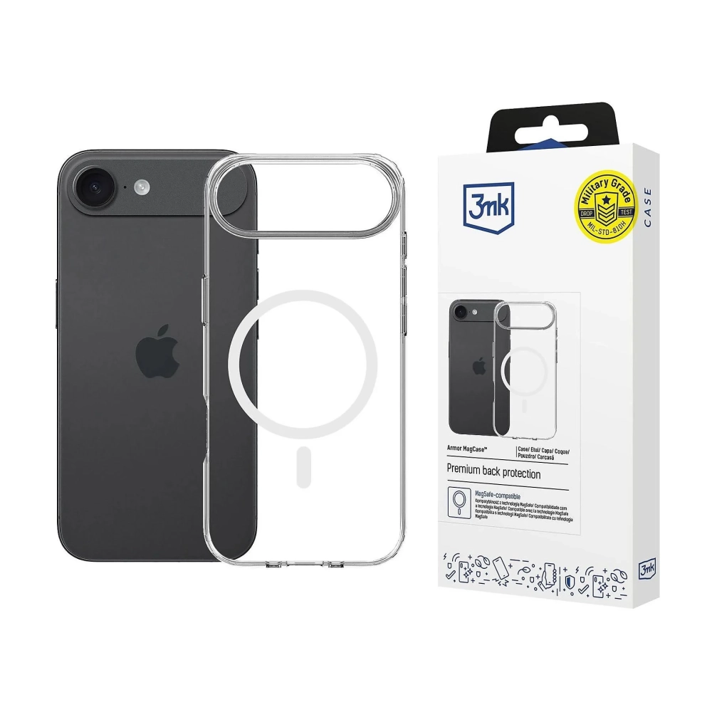 3MK Armor MagCase case Apple iPhone Air transparent