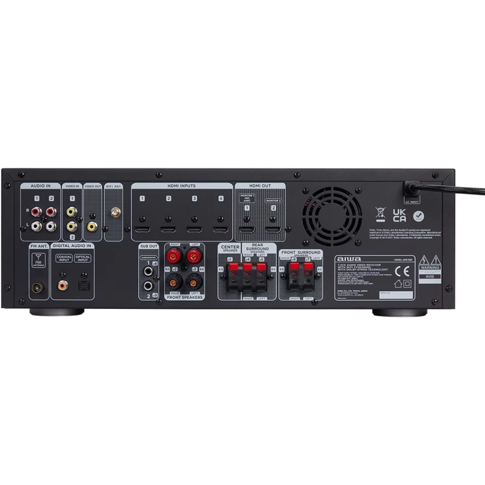 AIWA AVR-7210 7.2 Channel Japan Házimozi-Sztereo Amplifier
