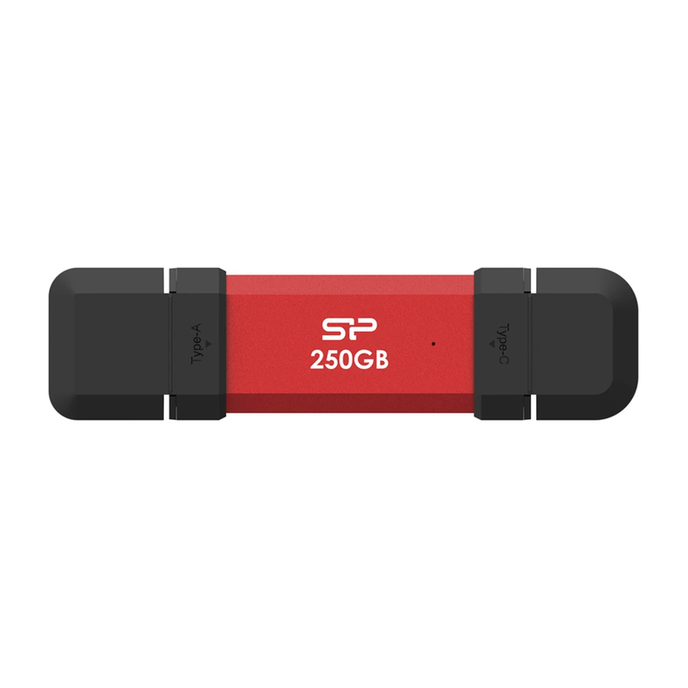 SILICON POWER 250GB DS72 USB 3.2 Gen 2 Red SP250GBUC3S72VPR