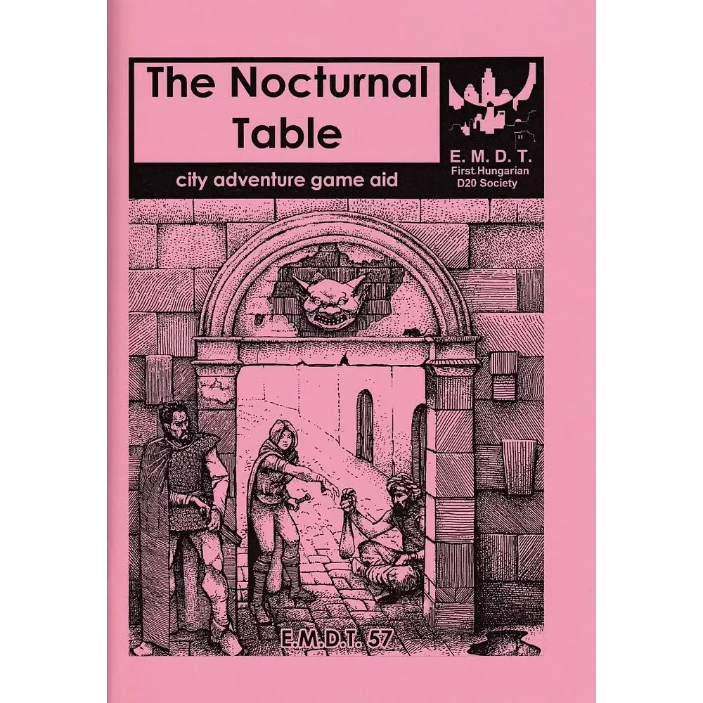 FOMALHAUT EMDT 57: The Nocturnal Table (City Adventure game Aid) kalandjáték könyv
