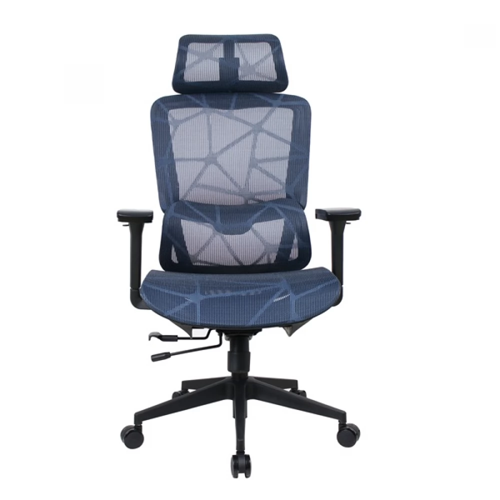 IRIS Helix ergonómikus szövet-hálós irodai forgószék kék