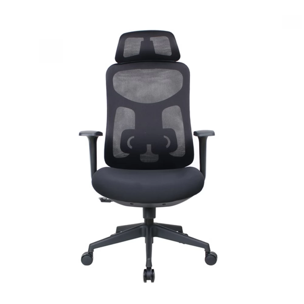 IRIS Mirage ergonómikus szövet-hálós irodai forgószék fekete