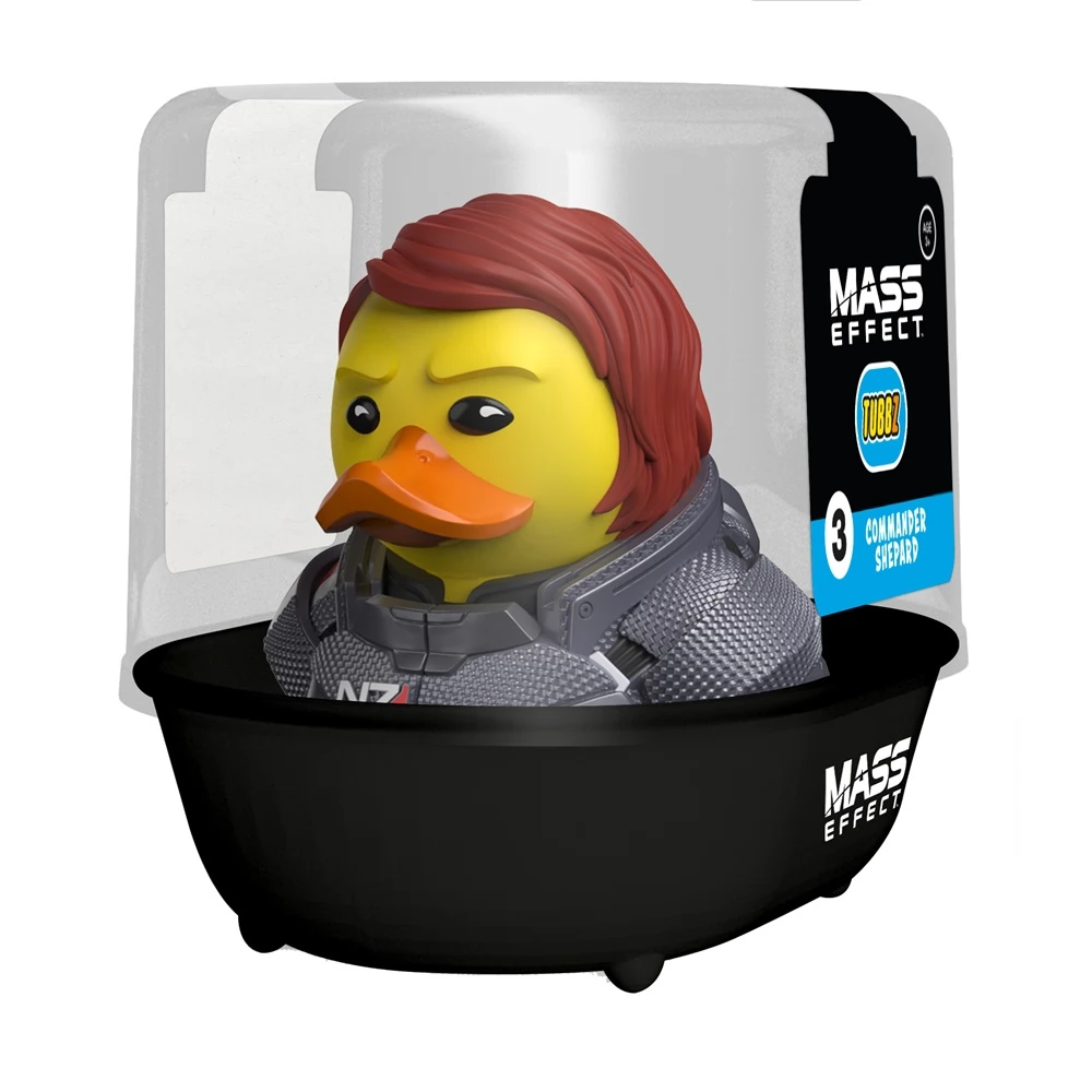 NUMSKULL TUBBZ Cosplaying Ducks - Mass Effect: Shepard kapitány (női változat) kacsa figura