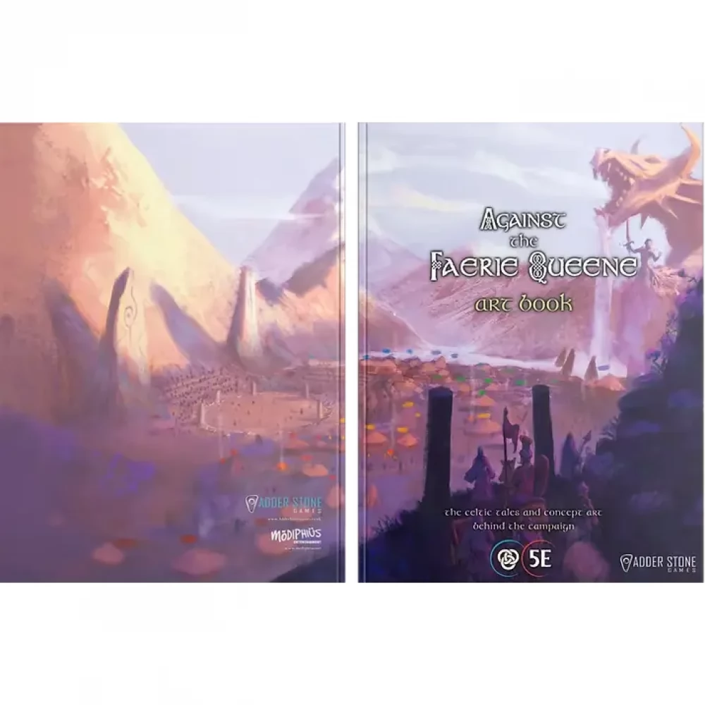 ADDER STONE GAMES Legends of Avallen Against the Faerie Queene Art Book illusztráció gyűjtemény