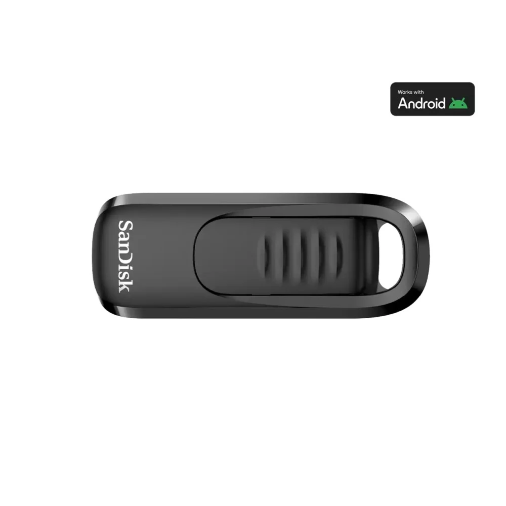 SANDISK Ultra Slider 512GB USB 3.0 Type C Fekete
