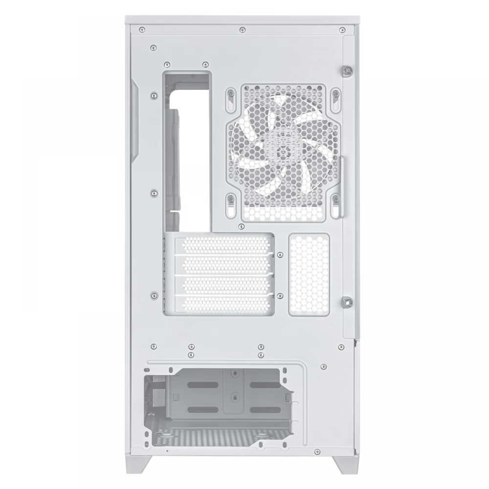 PCケース(自作PC用) ASUS PRIME AP202 TG ARGB WHITE Amazon | ASUS Prime AP202 ARGB Micro-ATX PCケース 湾曲した