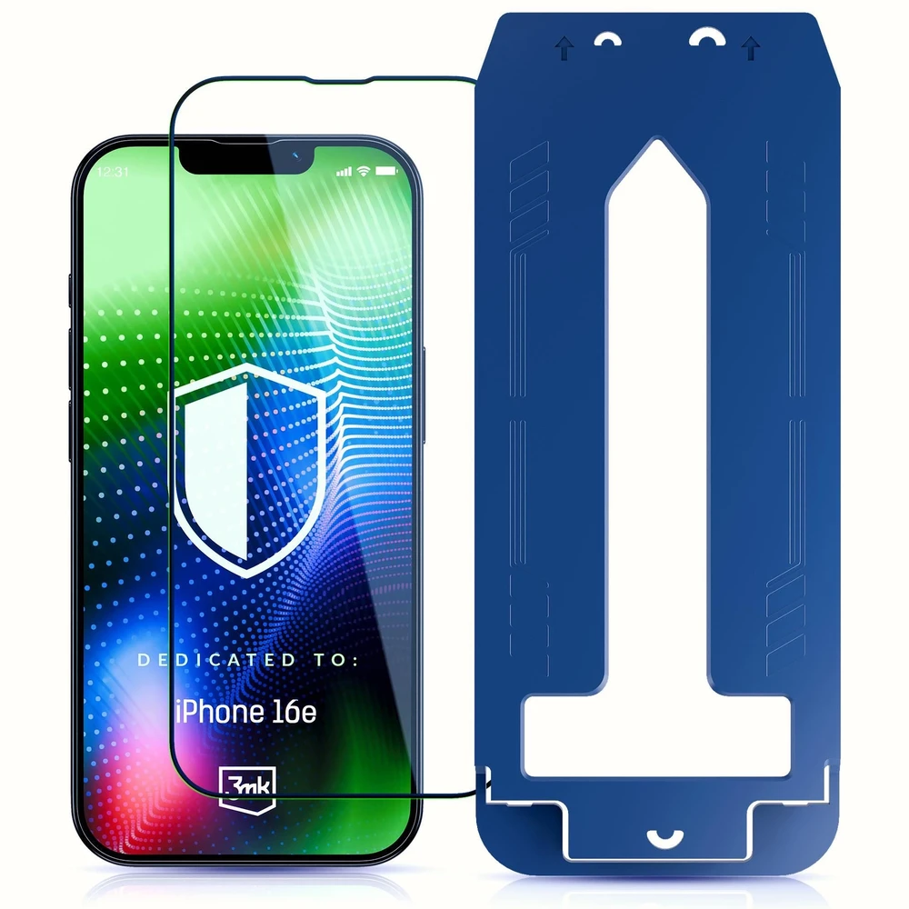 3MK Hardy Ultra Glass screen protector iPhone 16e