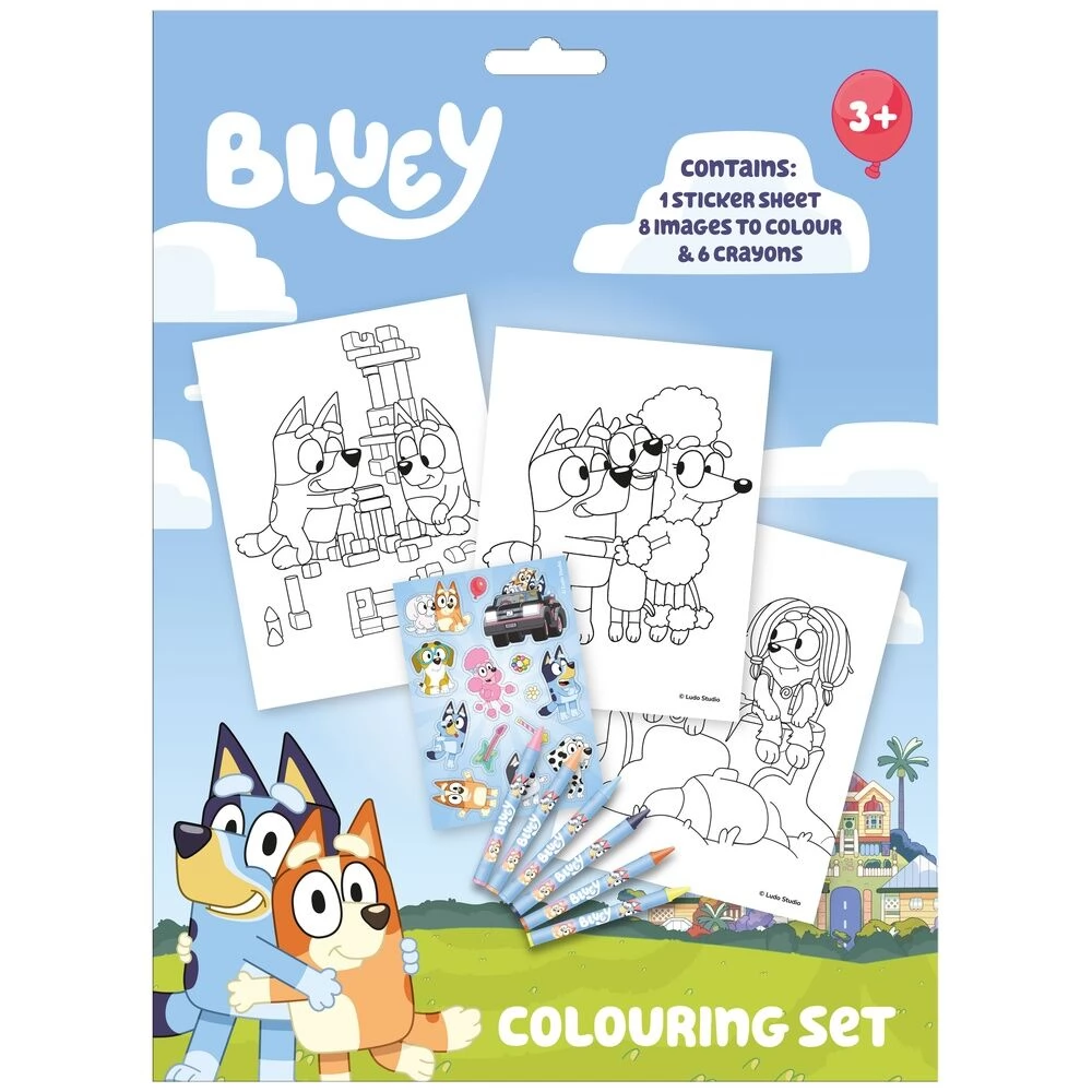 KIDS LICENSING Bluey színező készlet