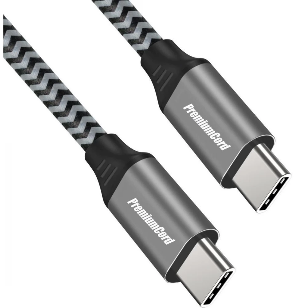 PREMIUMCORD USB 2.0 Type C Connector Black-Gray 1.5m ku31cw15