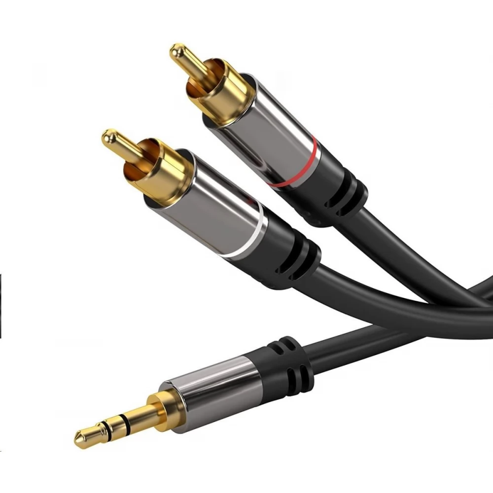 PREMIUMCORD RCA Jack Converter Black 5m kjqcin5