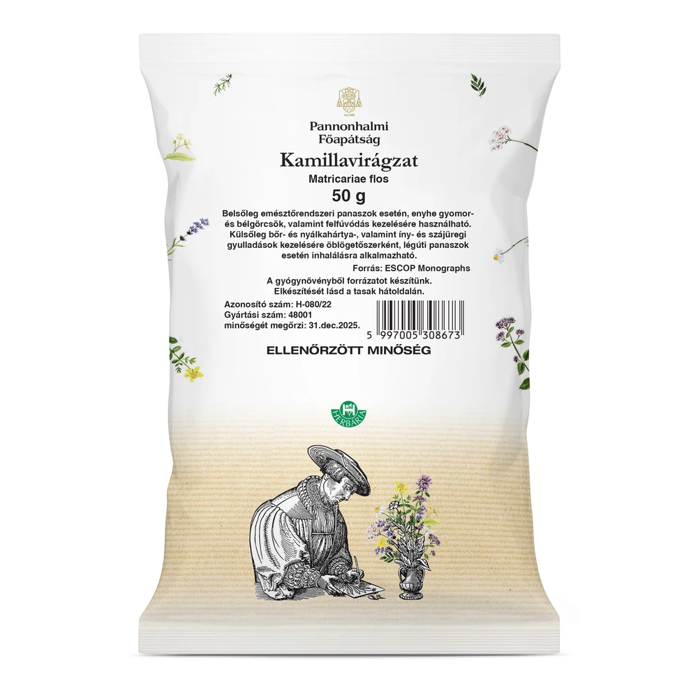 PANNONHALMIKamillavirág szálas tea 50g