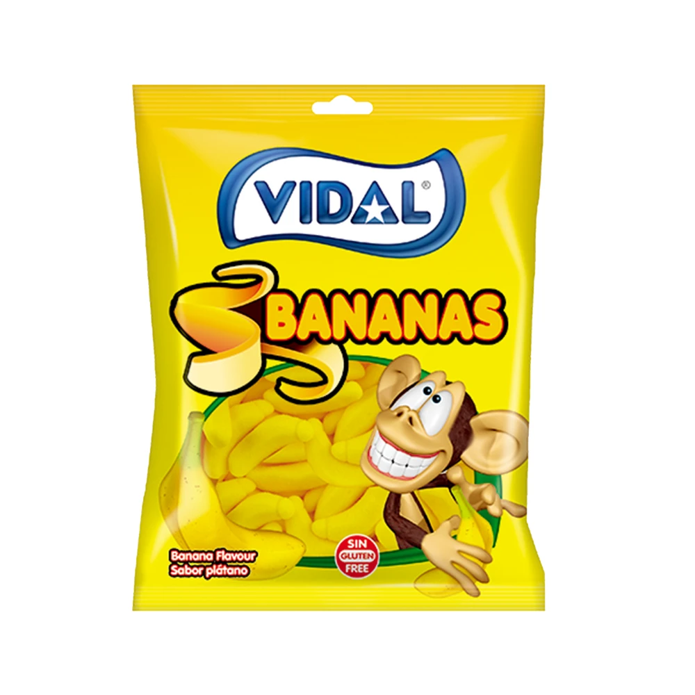 VIDAL Gumicukor banán 90g