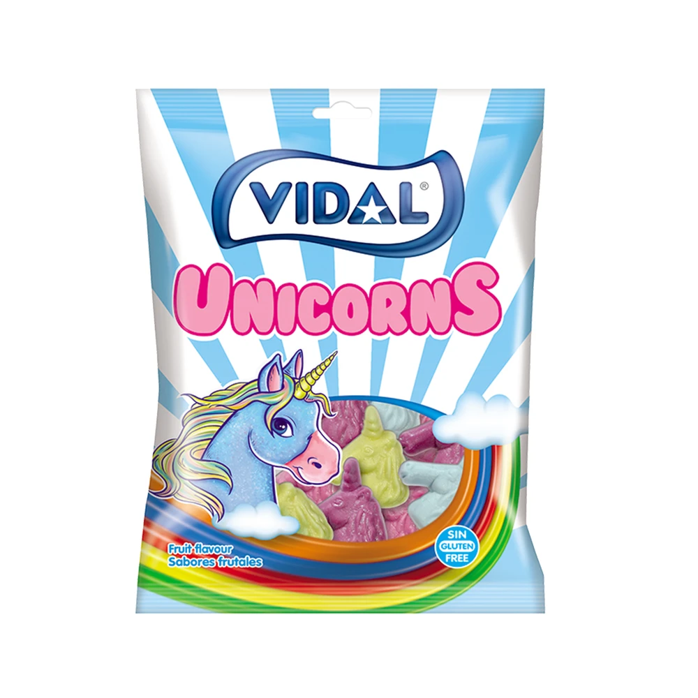 VIDAL Gumicukor unikornis 90g
