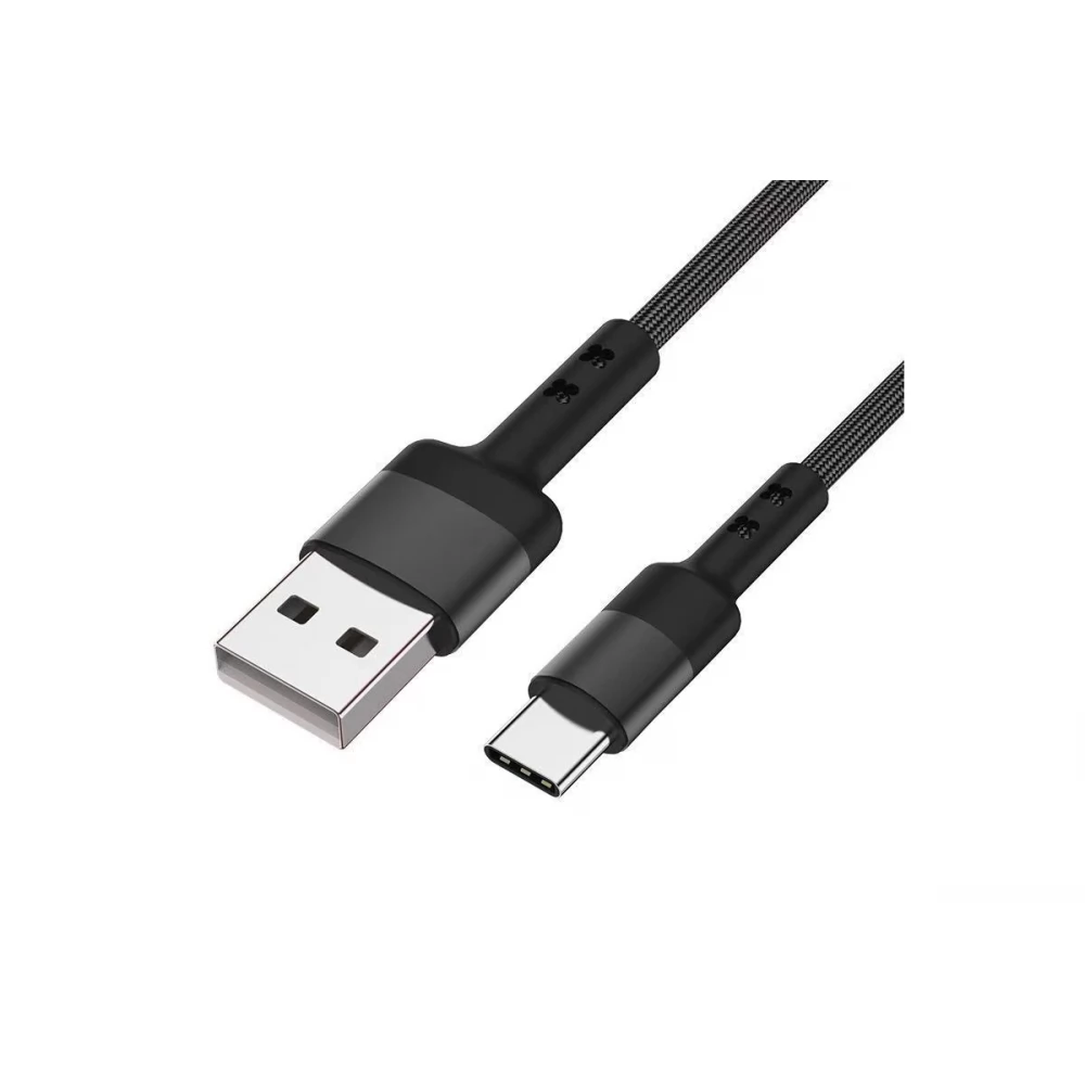 CARUBA USB 2.0 Type C transformator Crno 1m 8718485022234