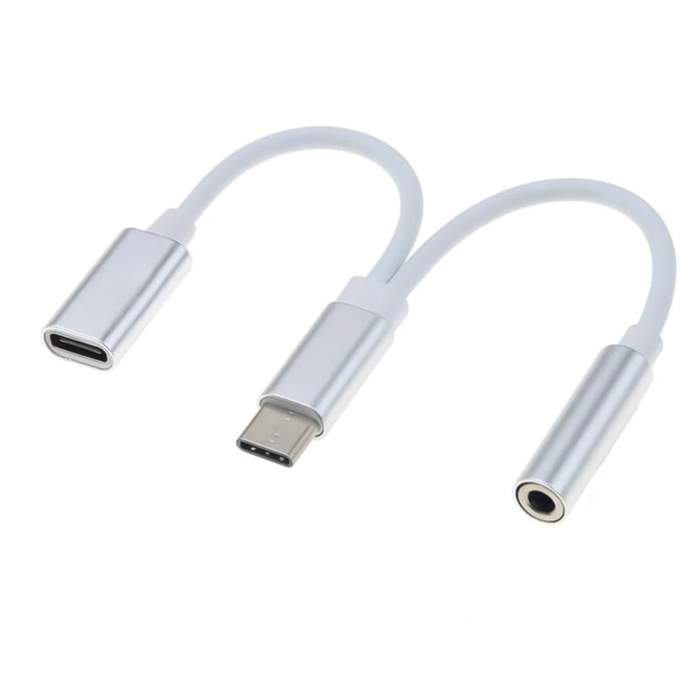 PREMIUMCORD USB 2.0 Type C USB 2.0 Type C + Jack Átalakító Ezüst 10cm ku31zvuk02