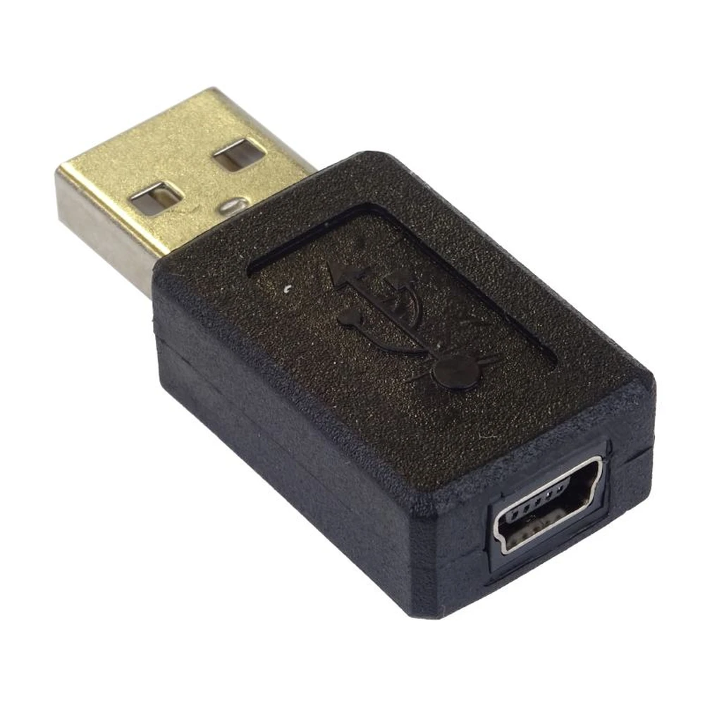 PREMIUMCORD USB Mini USB Átalakító Fekete 3cm kur-10