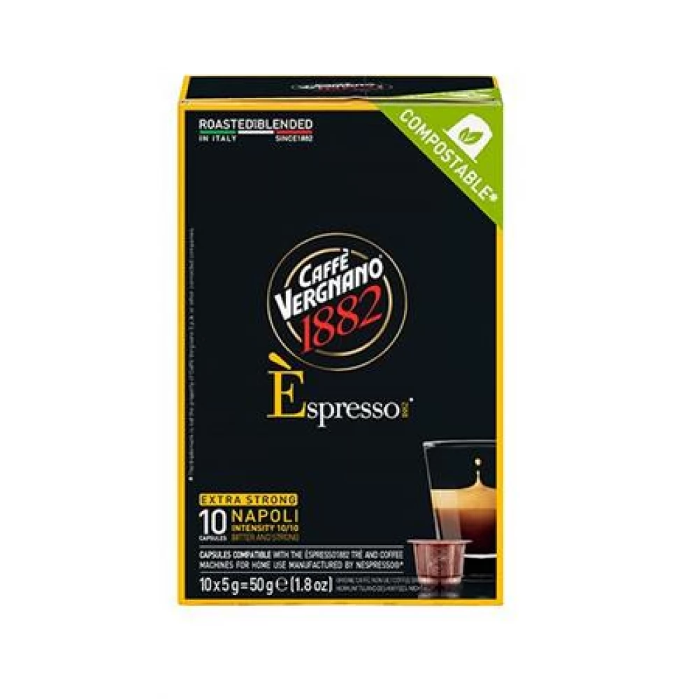 CAFFÉ VERGNANO Espresso Napoli Nespresso compatible coffee capsule 10 pcs