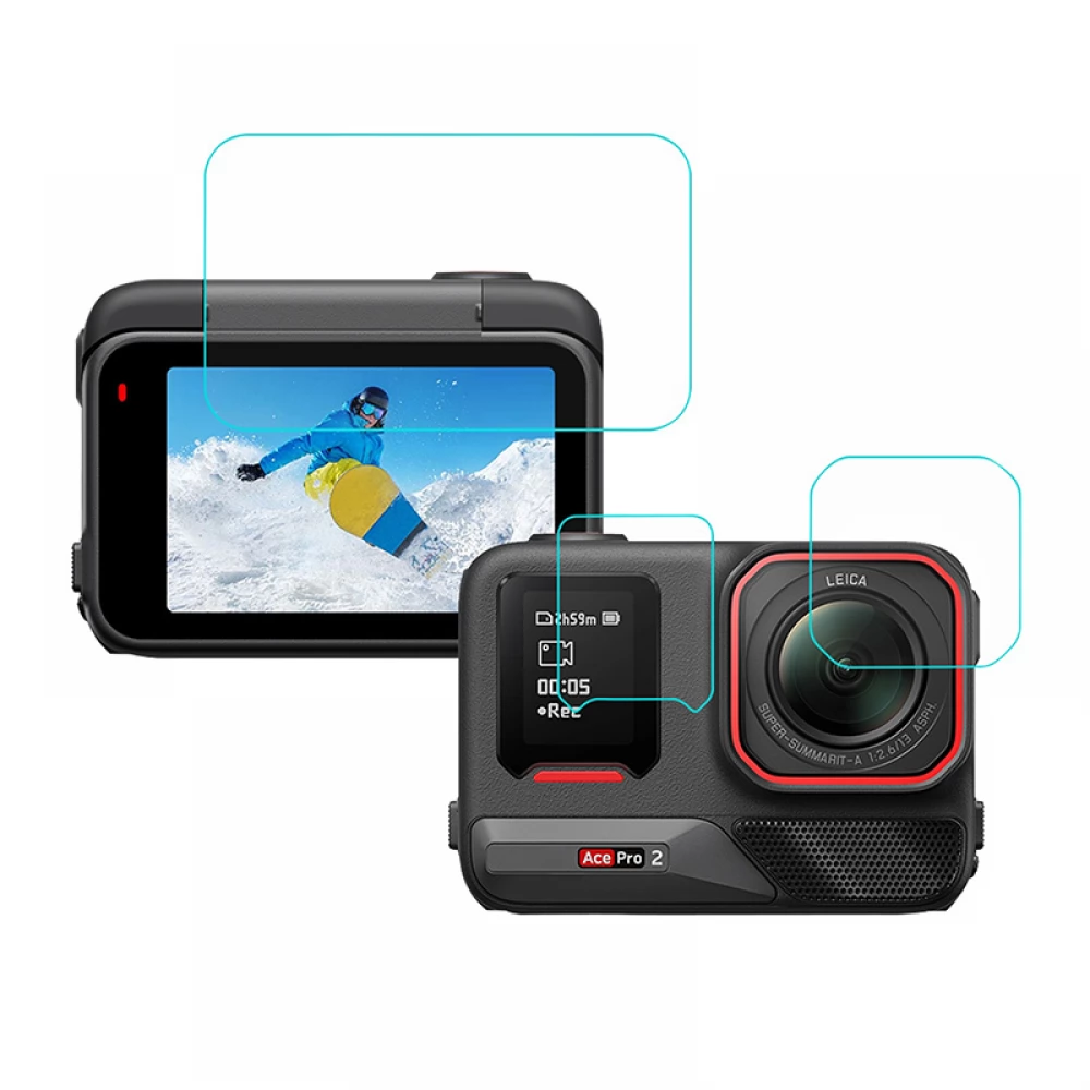 PULUZ 3 az 1-ben protection foil az Insta 360 Ace Pro 2 device
