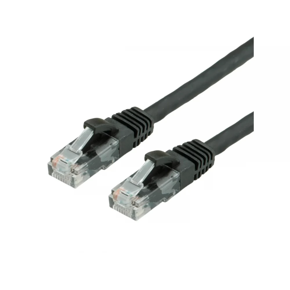 VALUELINE UTP CAT6A Összekötő Fekete 1m 21.99.1461