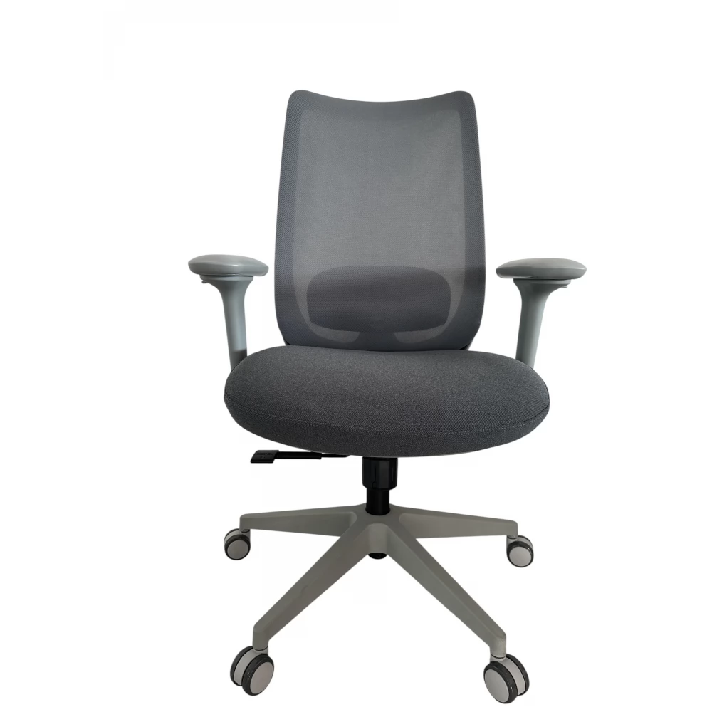 AAARVEN DQ-1912B-H clerical chair 4D kartámla lumbar support grey