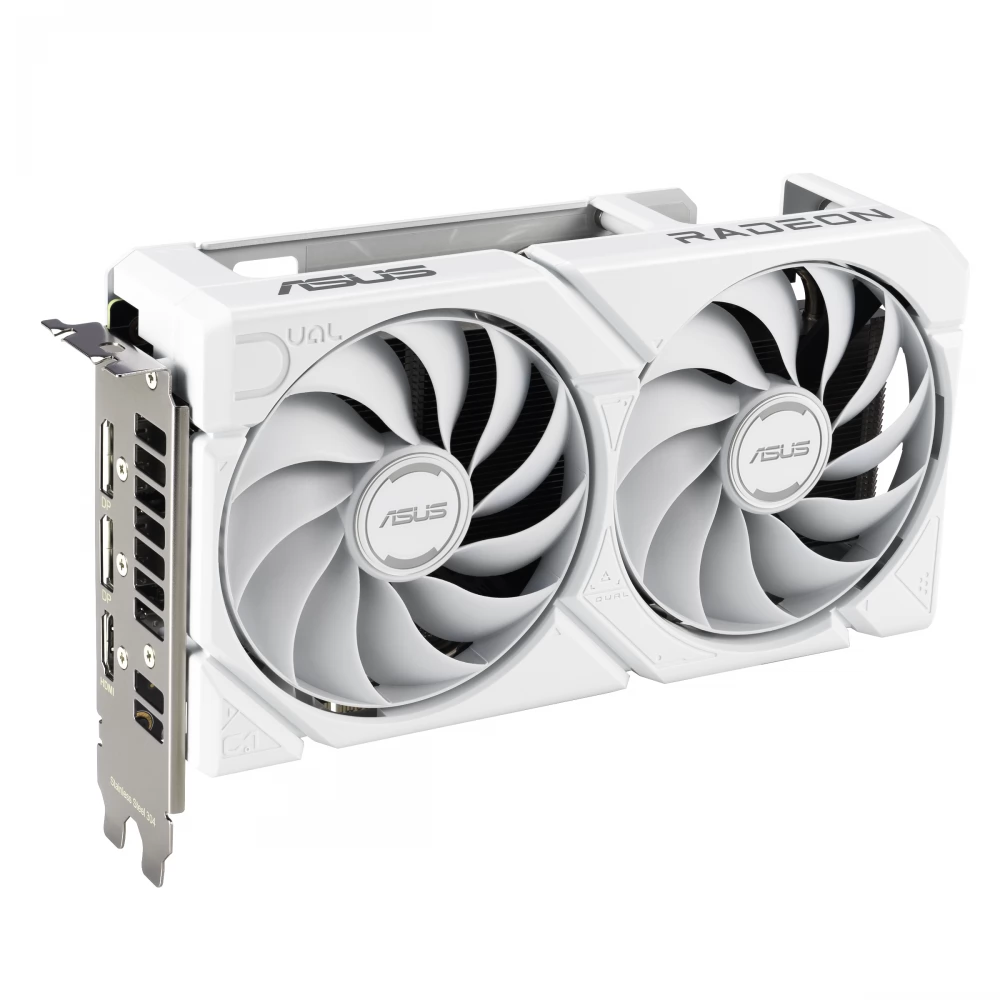 ASUS DUAL-RX9060XT-16G-WHITE Dual White Radeon RX 9060 XT 16GB