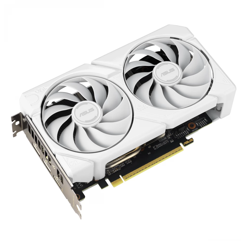 ASUS DUAL-RX9060XT-16G-WHITE Dual White Radeon RX 9060 XT 16GB