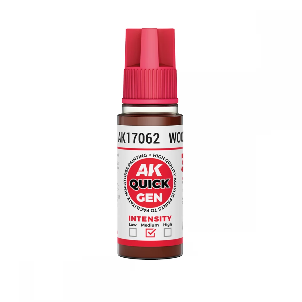 AK INTERACTIVE Quick Gen Wood brown paint 18ml