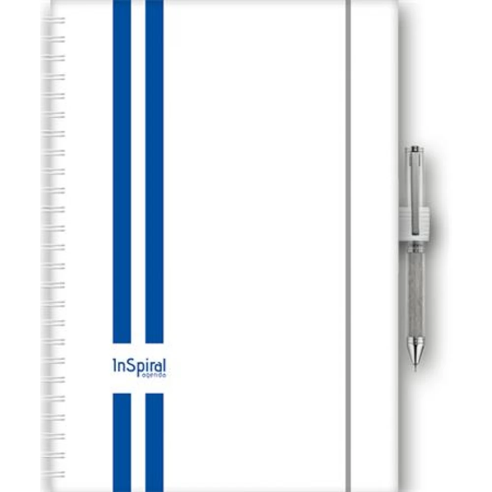 DAYLINER InSpiral GT Calendar tervező A5 weekly 2026 white-blue