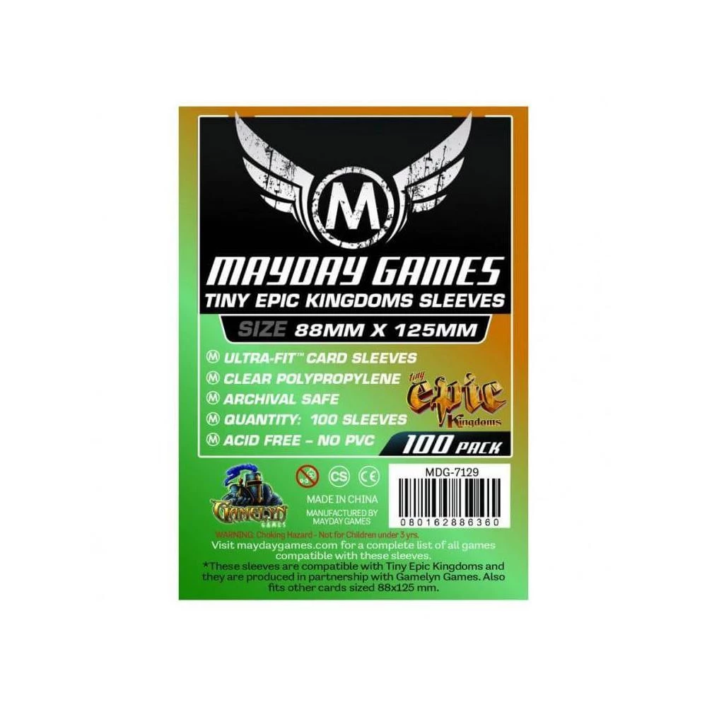 Custom Tiny Epic Kingdoms Sleeves (pack of 100) (88 X 125 MM)