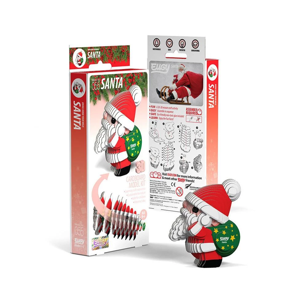 EUGY 3D puzzle játék 24 darabos Télapó