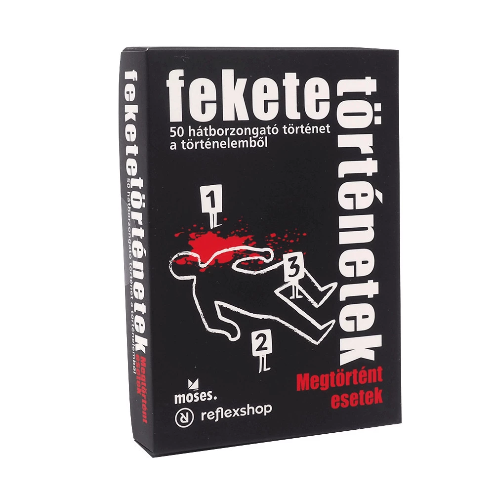Fekete történetek Megtörtént esetek társasjáték