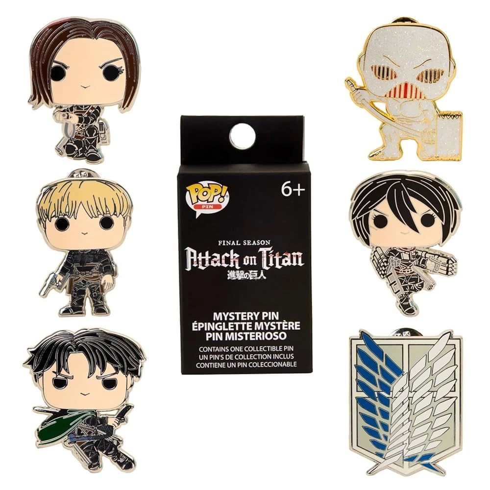FUNKO POP! Pin Attack on Titan meglepetés kitüző