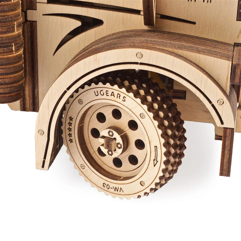 UGEARS Camion Heavy Boy - Modello Meccanico In Legno Da Assemblare - Nuovo