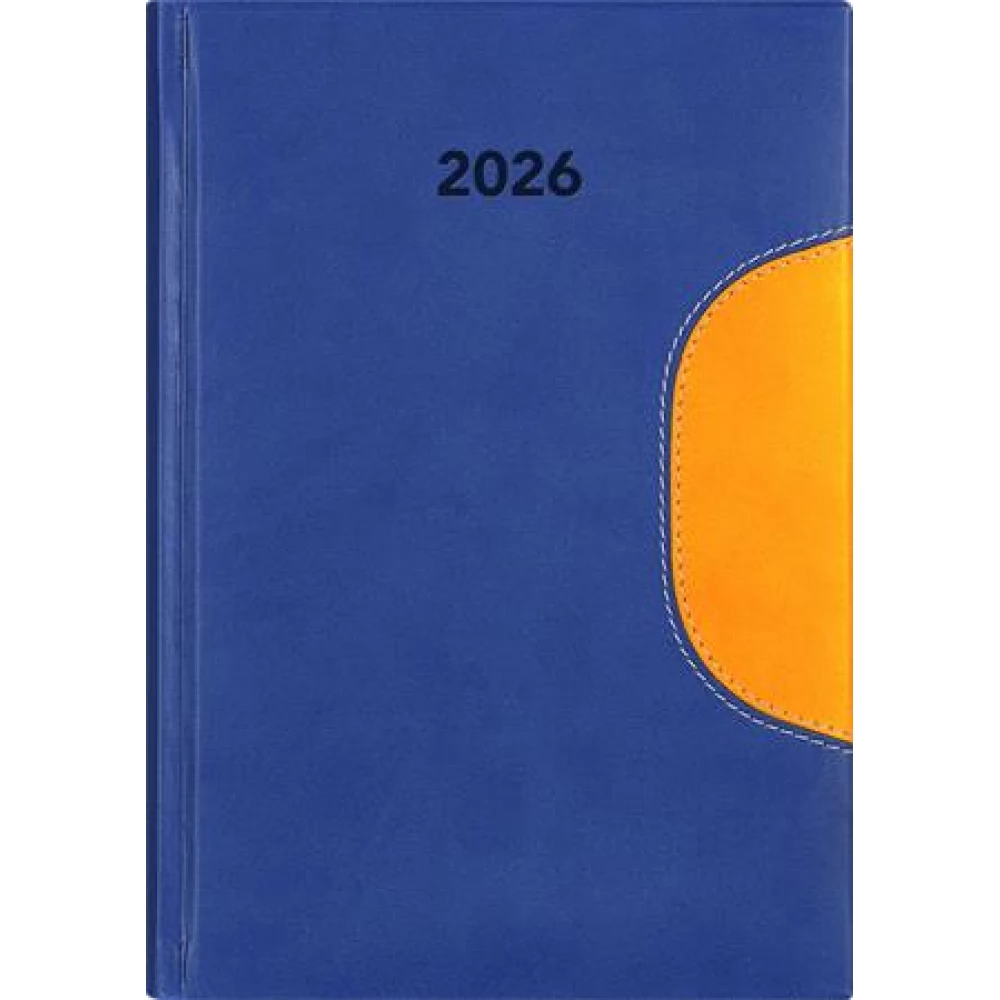 DAYLINER Memphis Calendar tervező B5 weekly 2026 blue and yellow