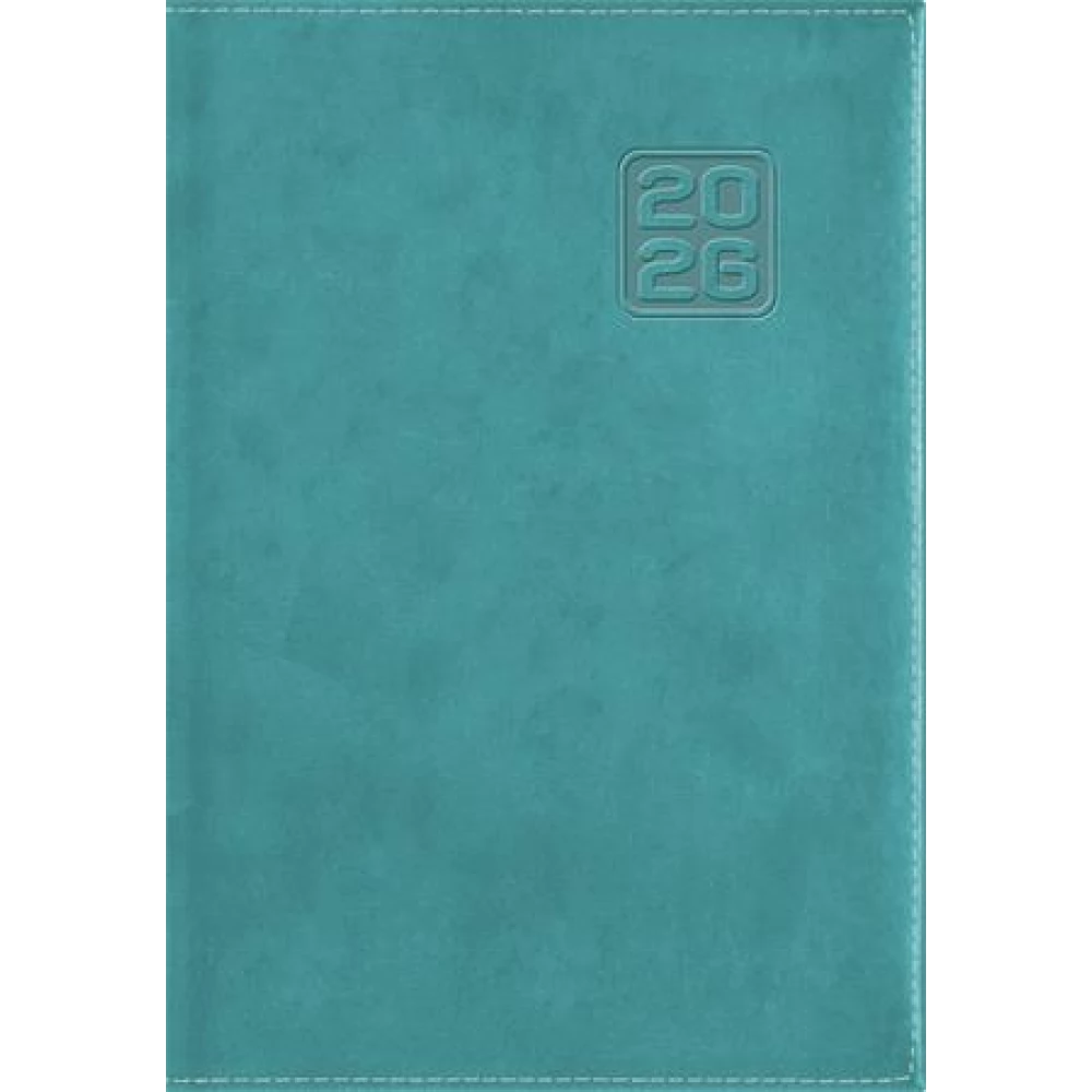 DAYLINER Square Calendar tervező B6 weekly 2026 turcoise