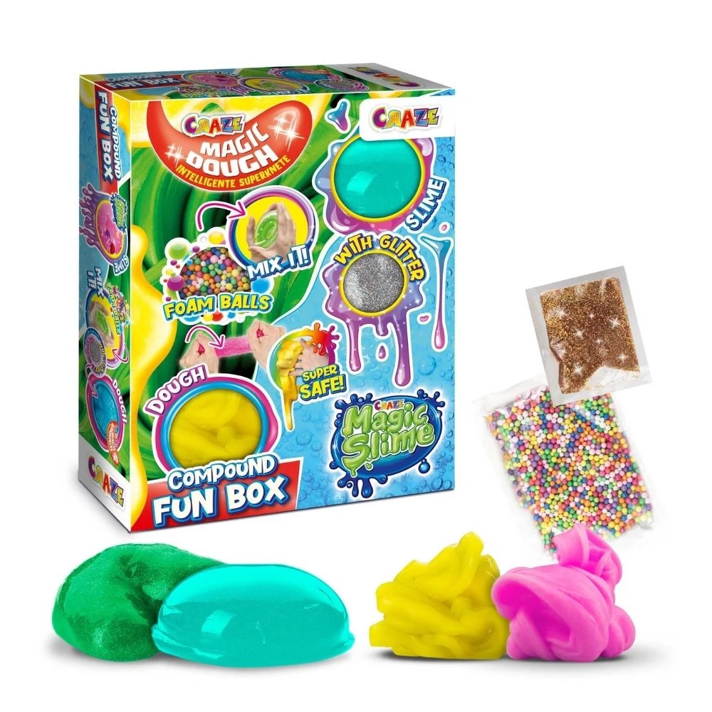 CRAZE Mix Compound Fun box magic slime and varázsgyurma stock