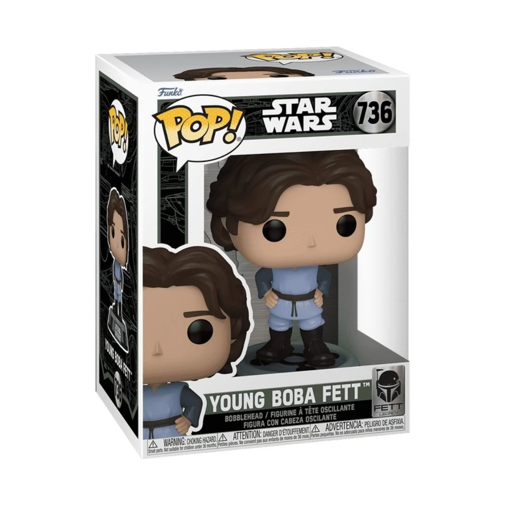 FUNKO Pop Star Wars Boba Fett figura fiatal változat