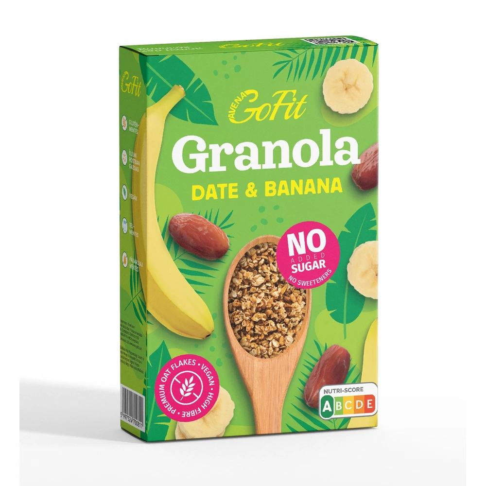 Avena Gofit Glutenfree granola datolyás-banános 250g