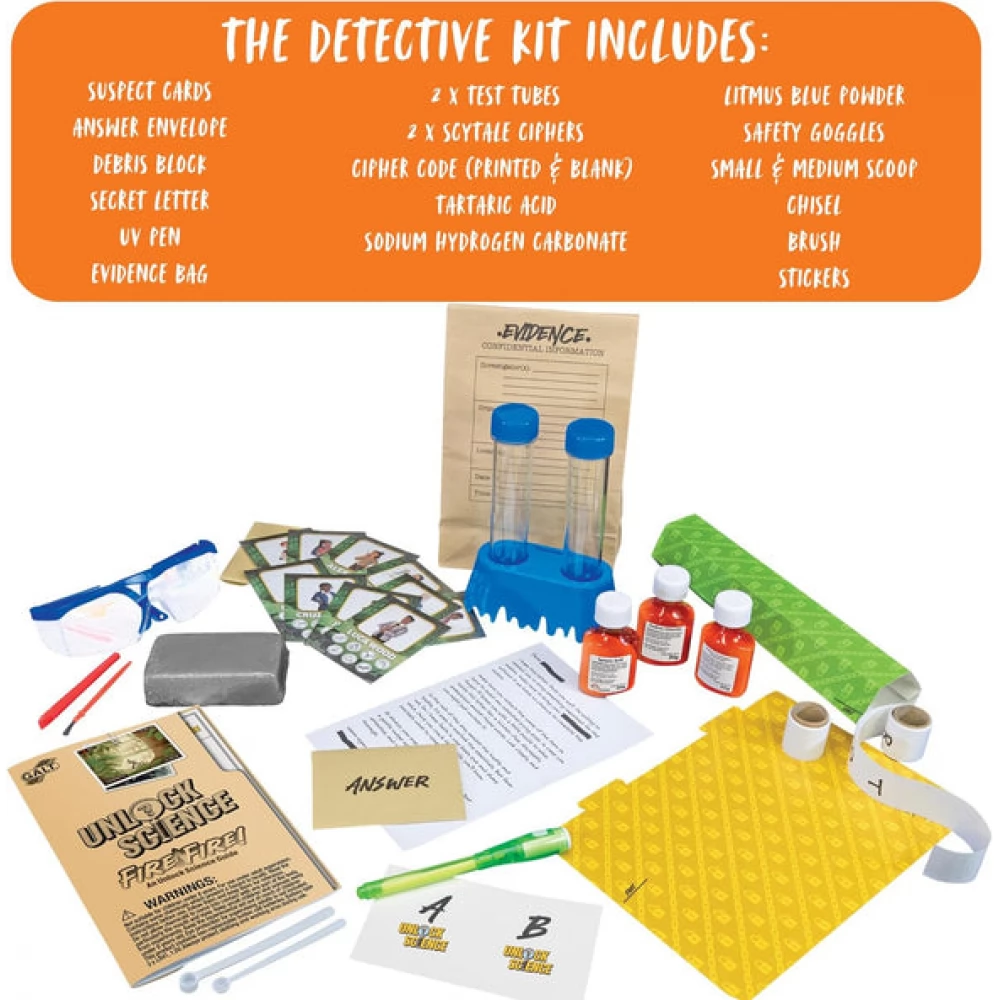 Galt Unlock Science - Fire Fire! Kit Para Niños A Partir De 8 Años