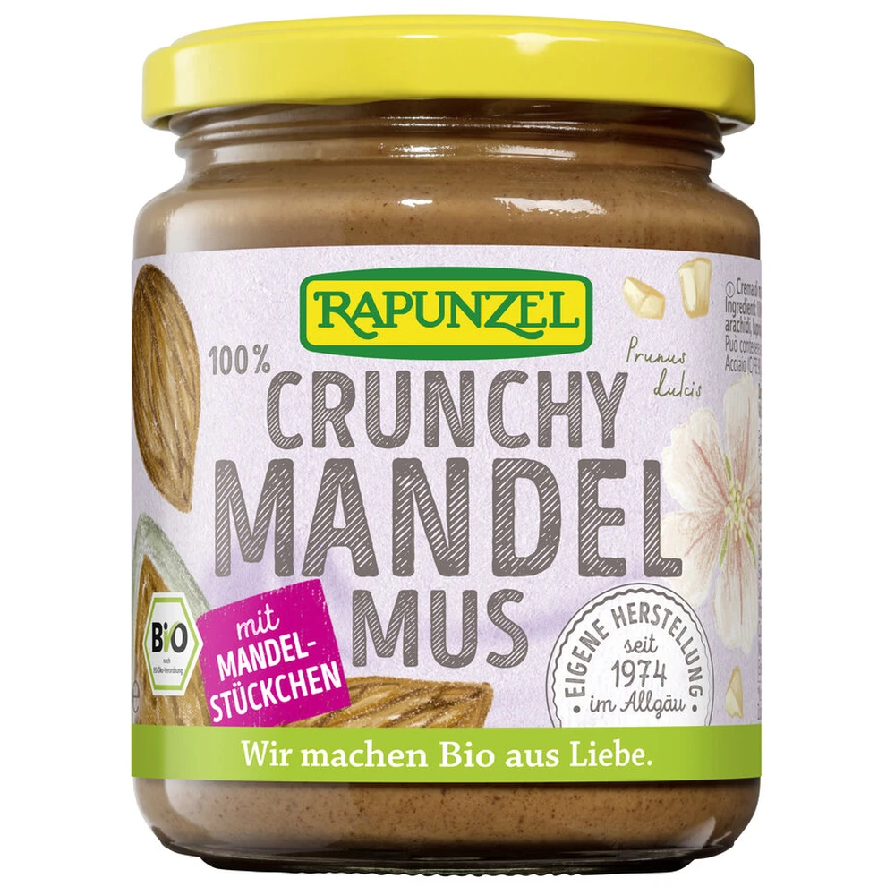 RAPUNZEL bio ropogós mandulakrém 250g