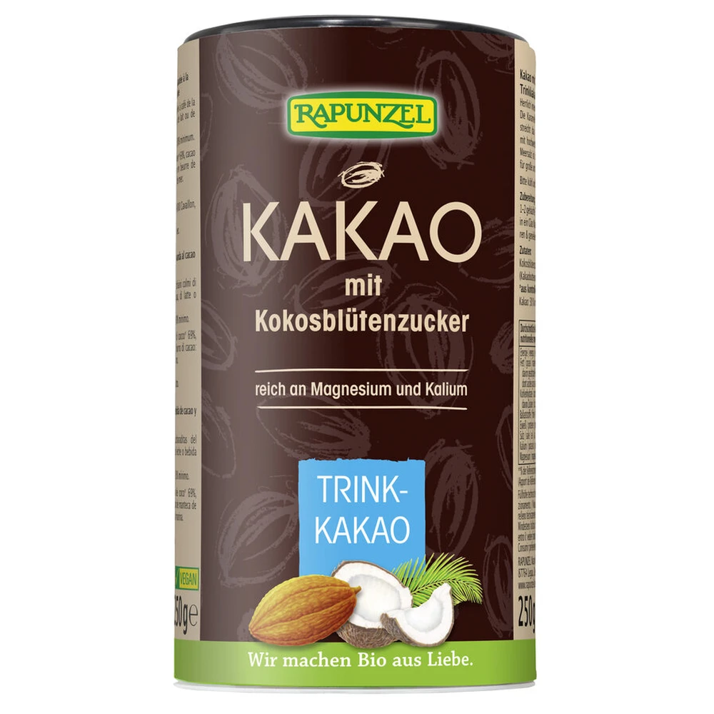 Rapunzel bio kakaópor kókuszvirág cukorral 250 g