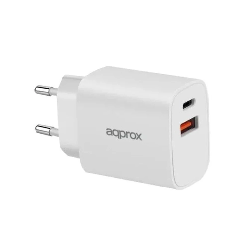 APPROX networking charger 20W + USB Type C cable white
