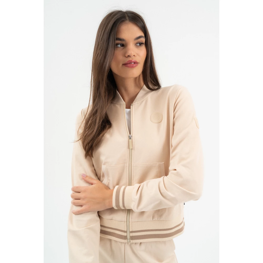 BUDMIL Állógalléros Szabadidőfelső Female S beige