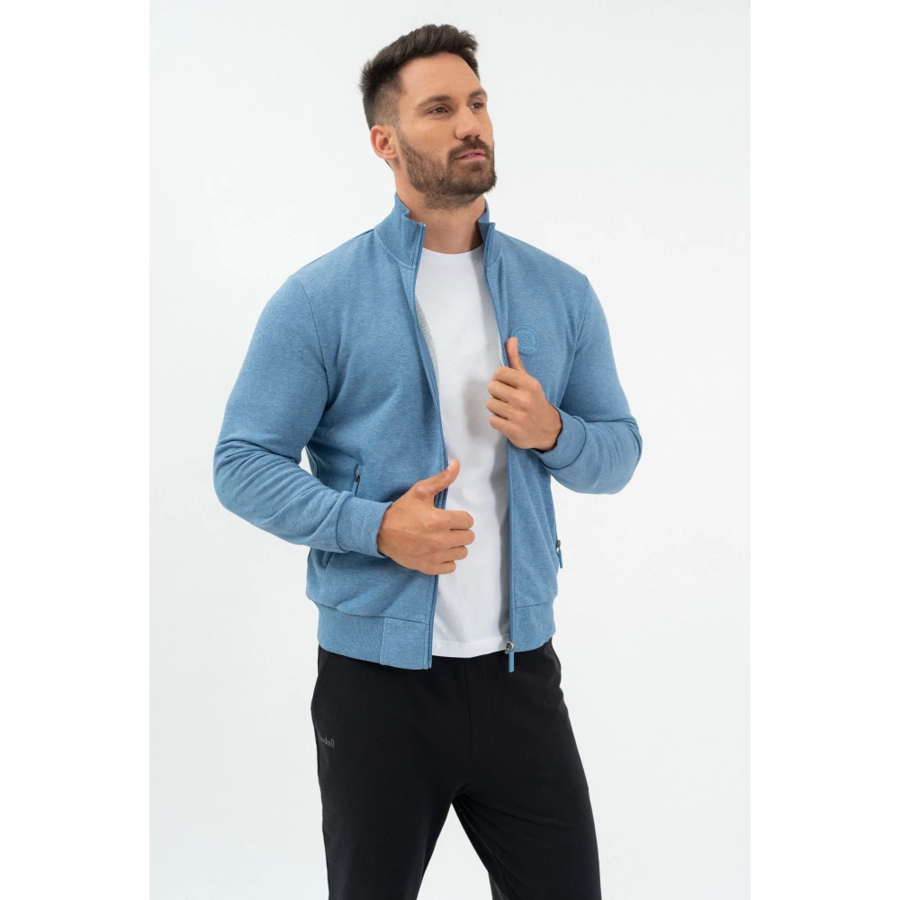 BUDMIL Galléros szabadidőfelső Man S blue