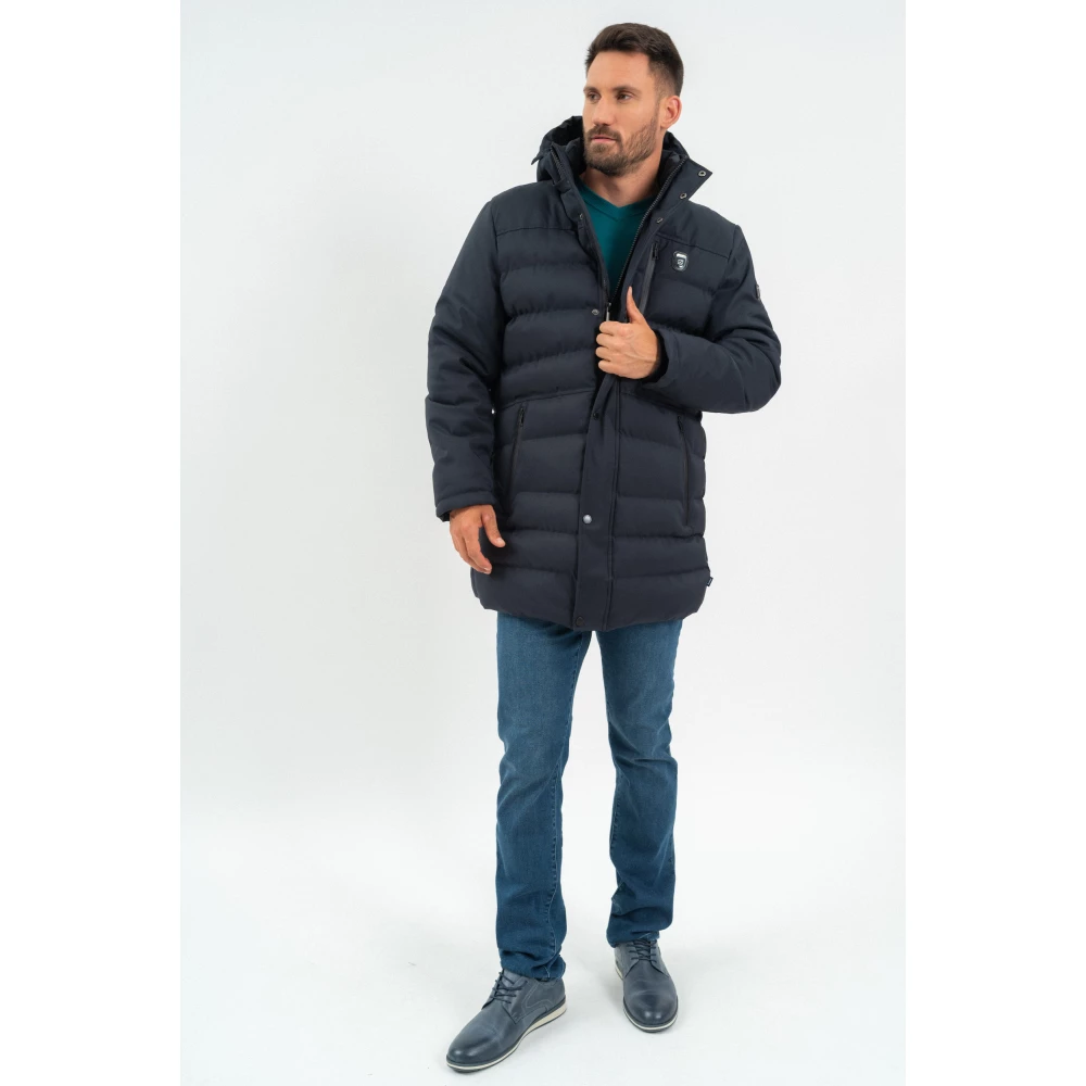 BUDMIL Hosszított winter jacket Man XXL s.kék